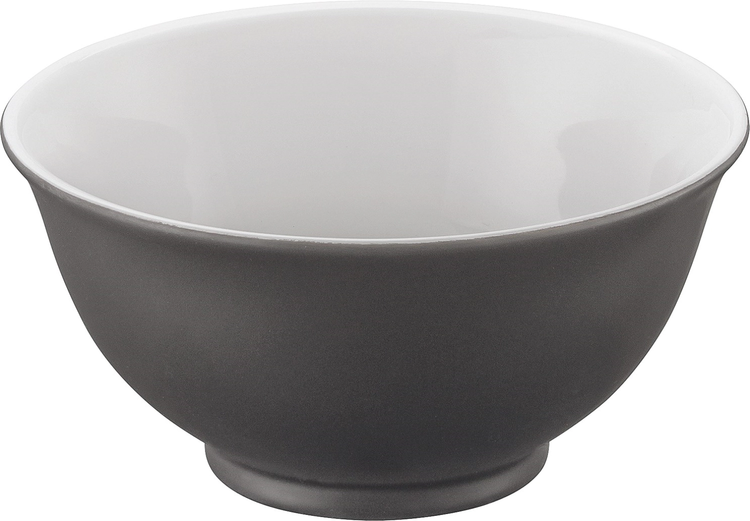 Pottery Frosted Black Schale rund 13cm 0.3lt