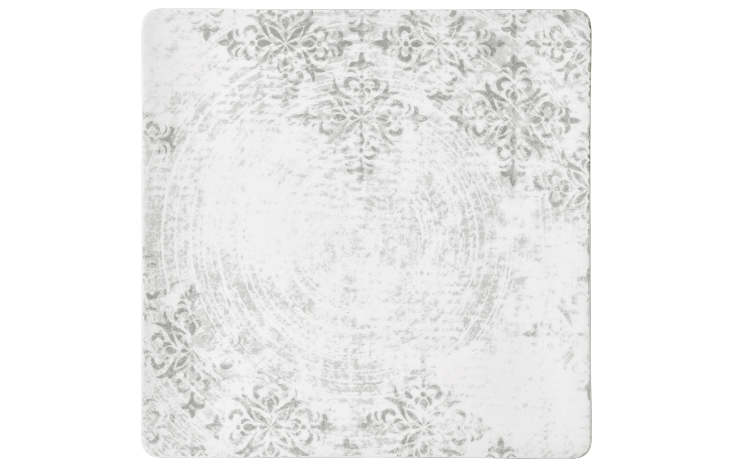 Assiette plate coupe carrée 27 cm