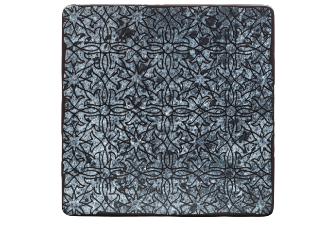 Shabby Chic 63077 Teller halbtief coupe eckig 24cm