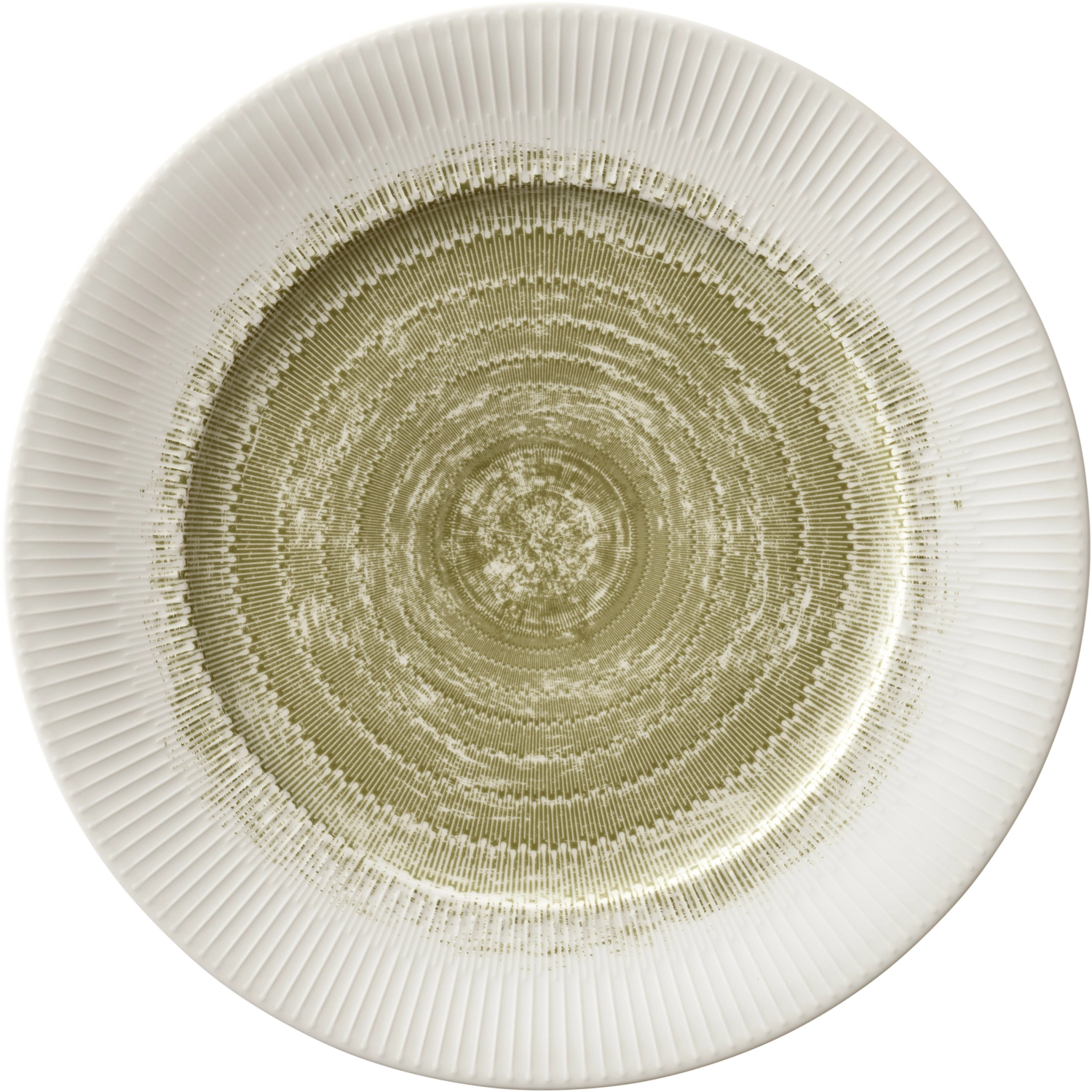 Delight Vibes SPIRIT MOSS Teller flach rd. Fahne Relief 31cm