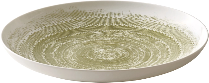 Delight Spirit Moss Assiette creuse ronde coupe 27cm