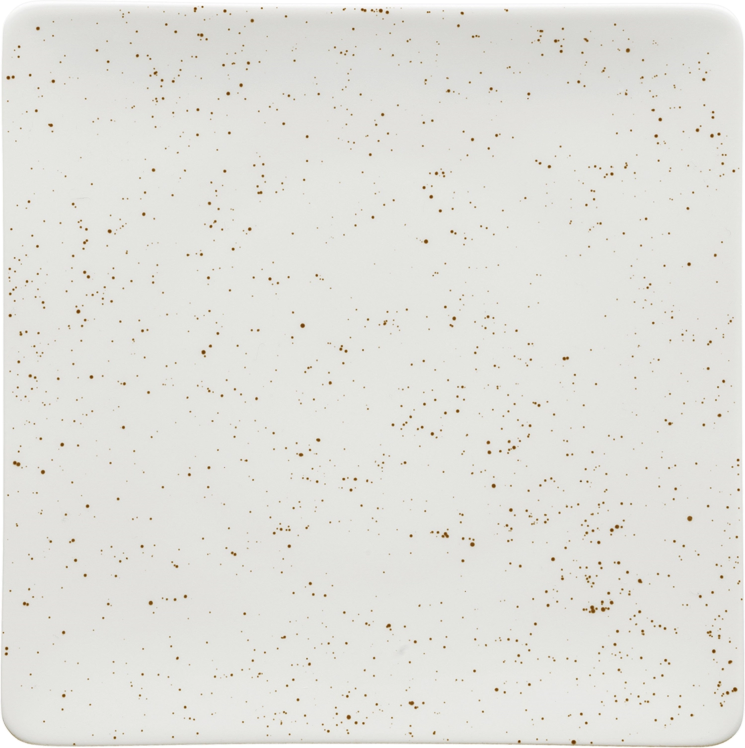 Pottery Unique white Teller flach quadratisch coupe 20cm