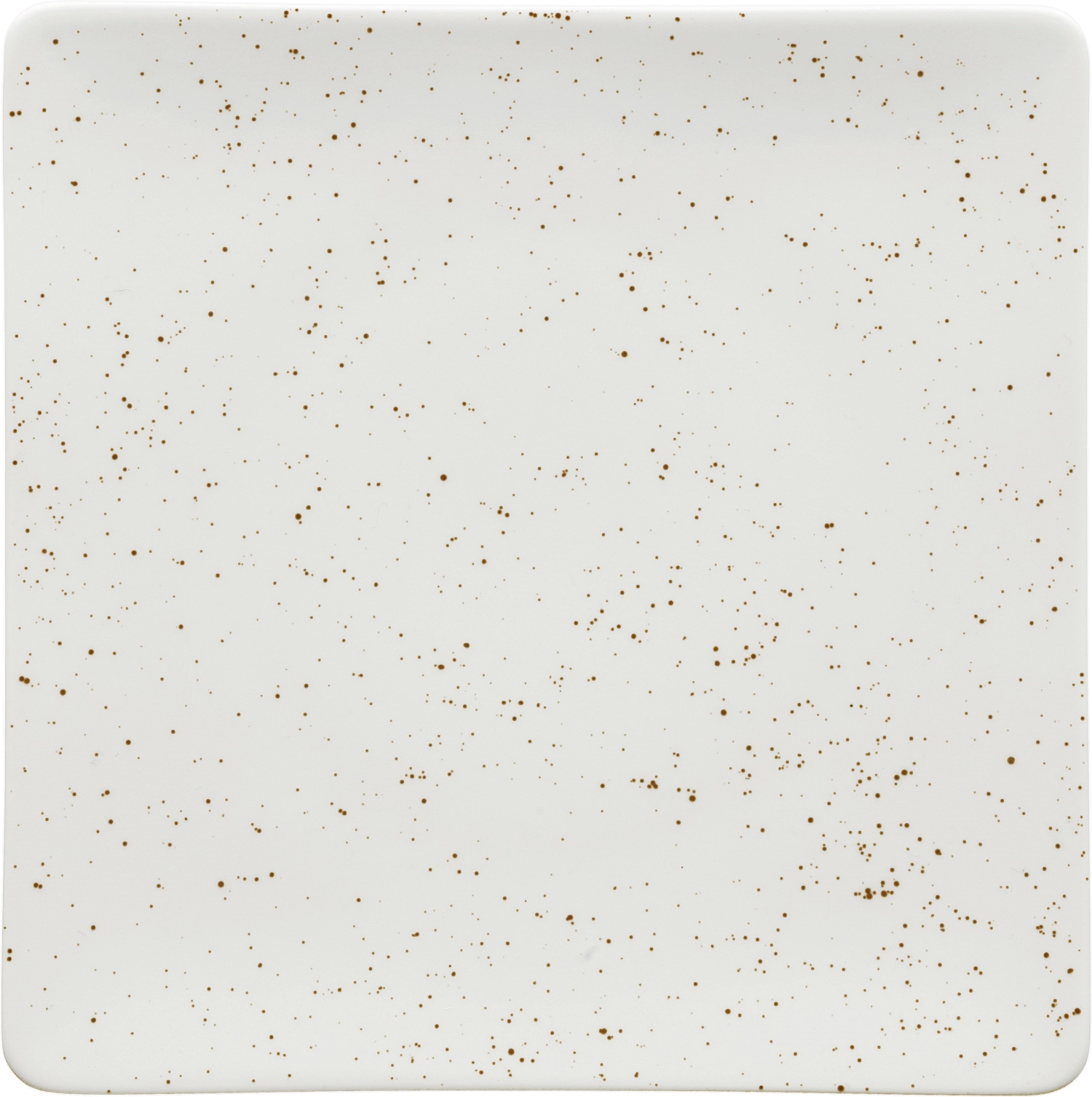 Pottery Unique white Teller flach quadratisch coupe 24cm