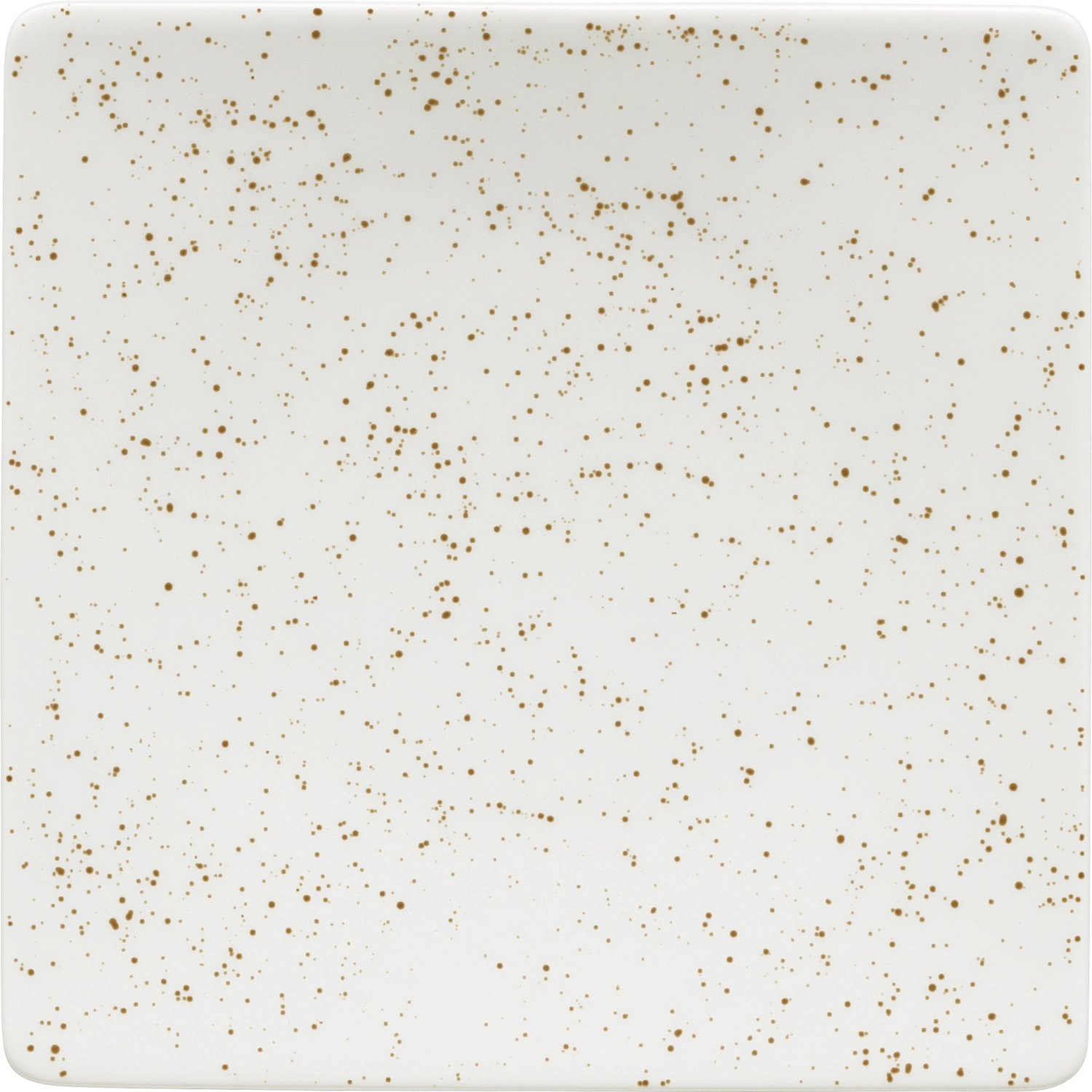 Pottery Unique white Teller halbtief quadratisch coupe 16cm