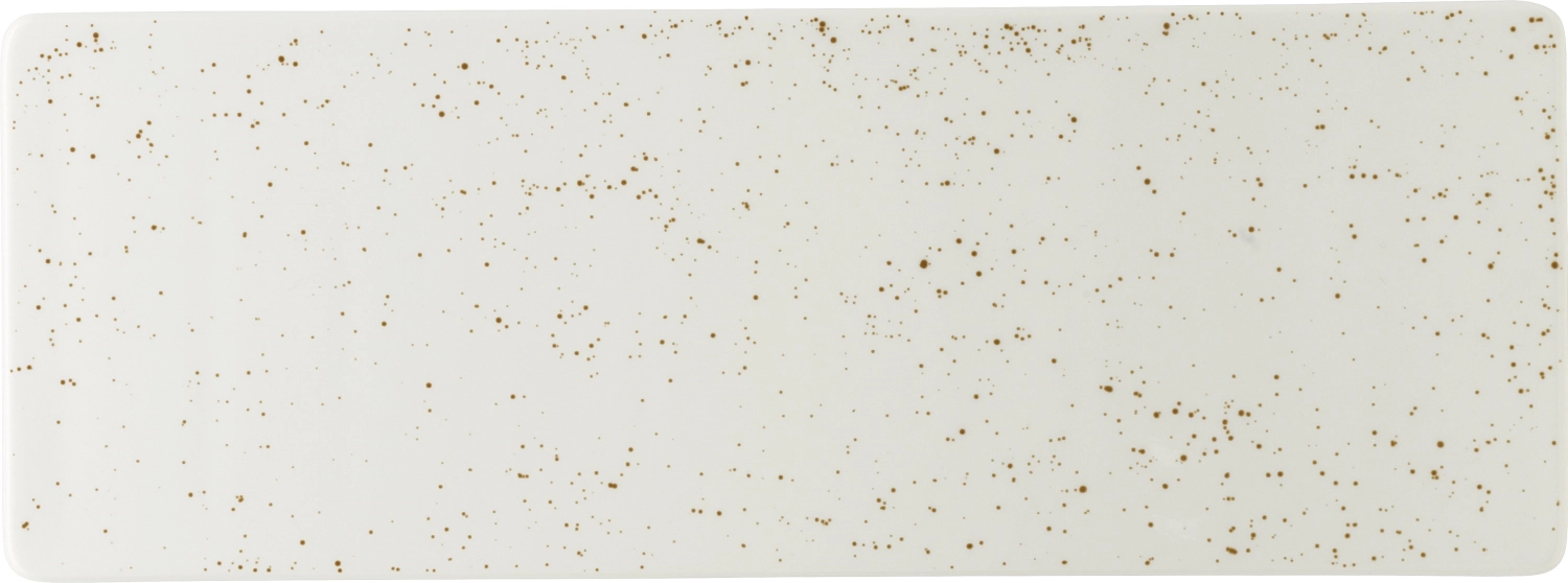 Pottery Unique white Plat rectangulaire 30x11cm