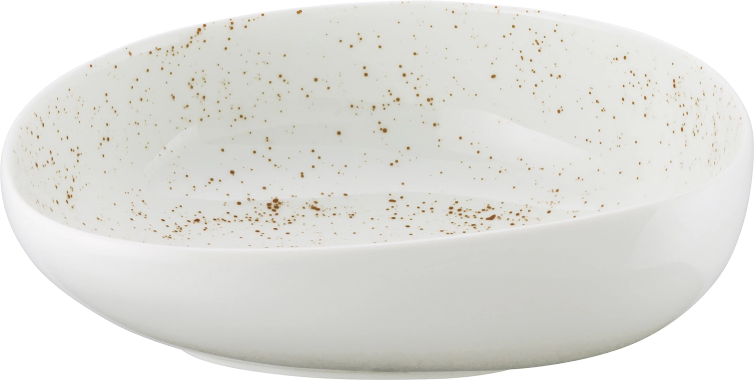 Pottery Unique white bol asymétrique 17cm 0.45lt