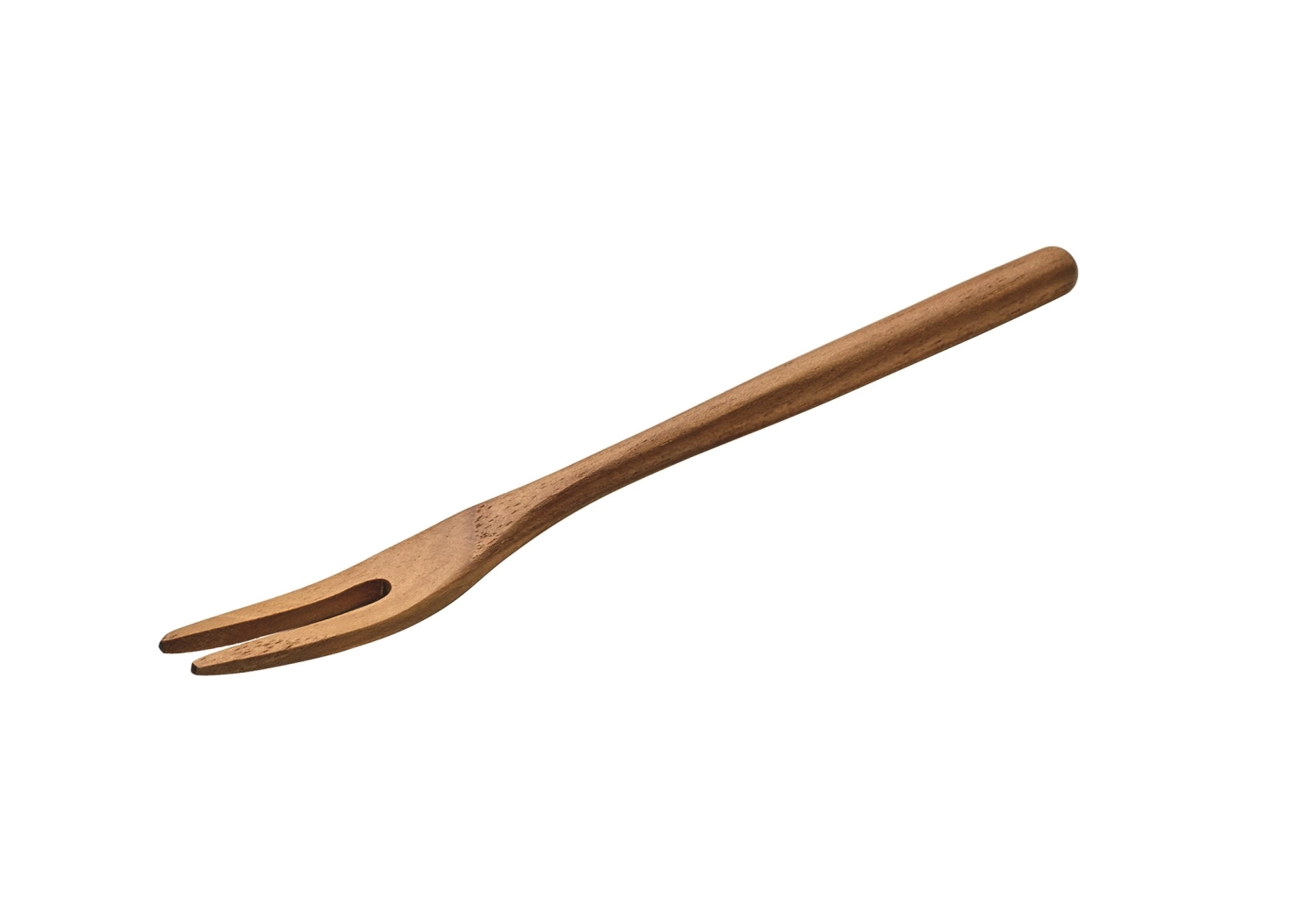 Wooden fork small teak 15cm