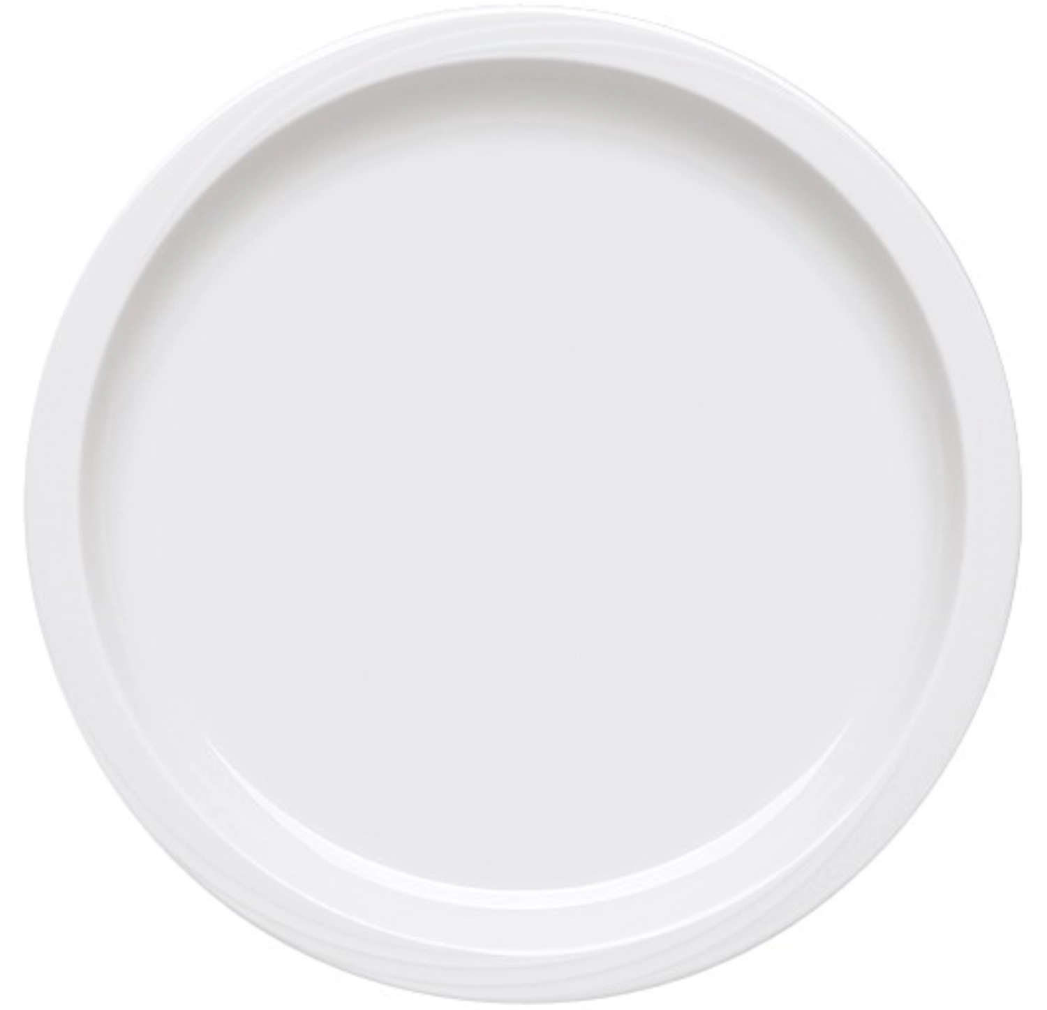 Donna Krankenhaus Teller flach schmale Fahne D23.8cm H2.4cm