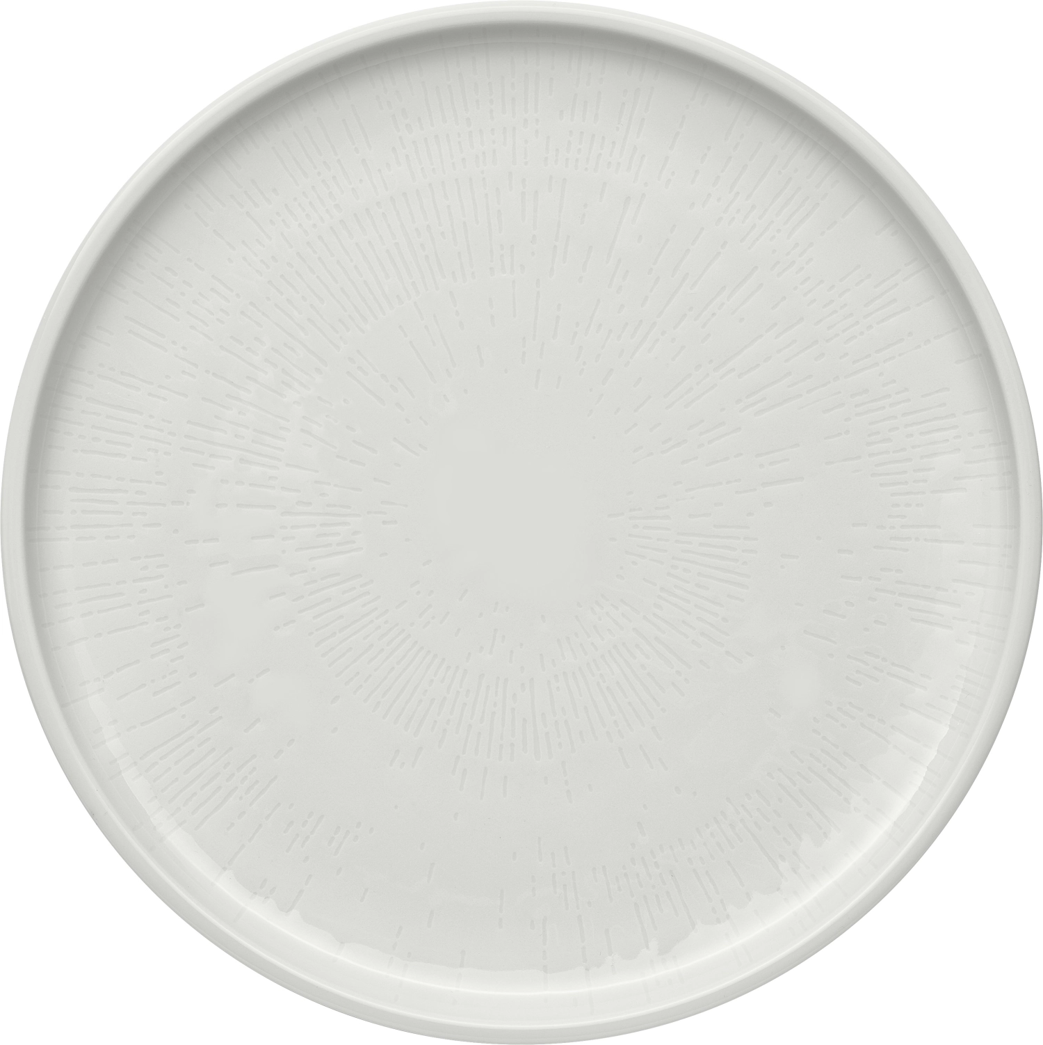 Assiette plate coupe structure 28 cm