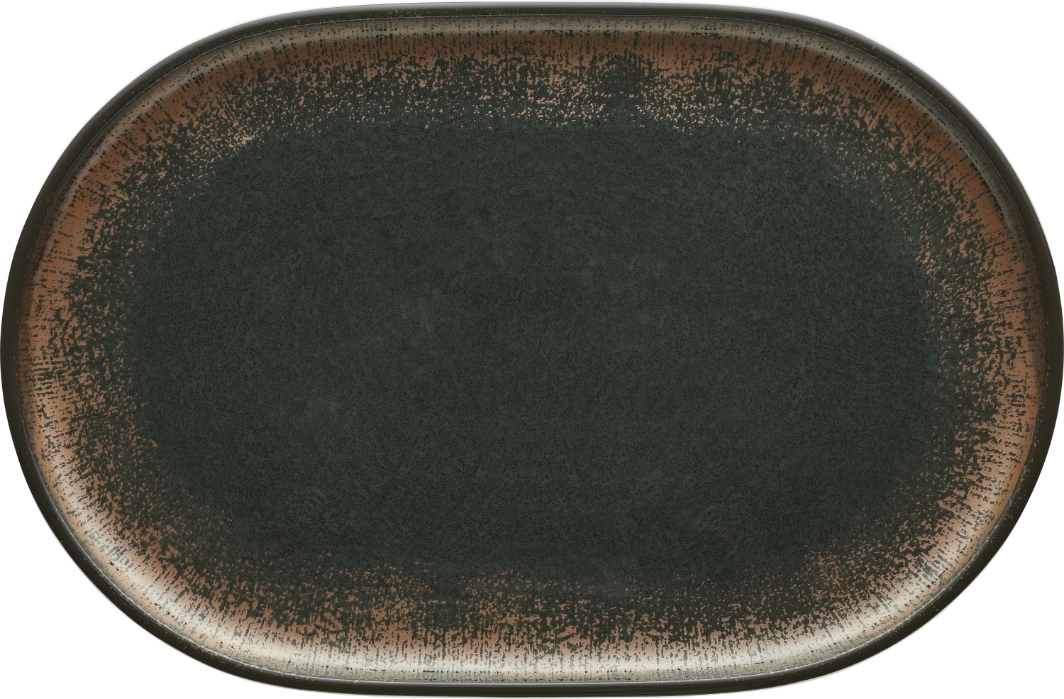 Shiro Komodo 3 Colors Platte coupe oval 23x16cm