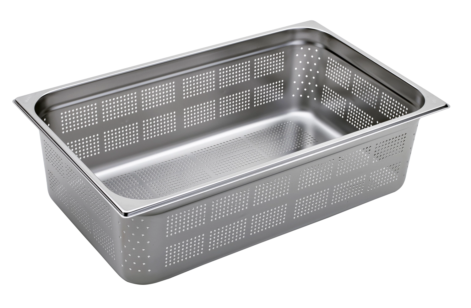 Bac gn 1/1 150 acier inoxydable perforé 53x32.5cm h15cm