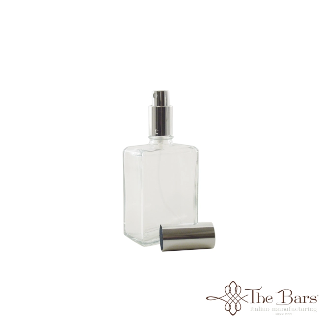 Liquor Atom. Square Glass Bott.100ML Pump Spray