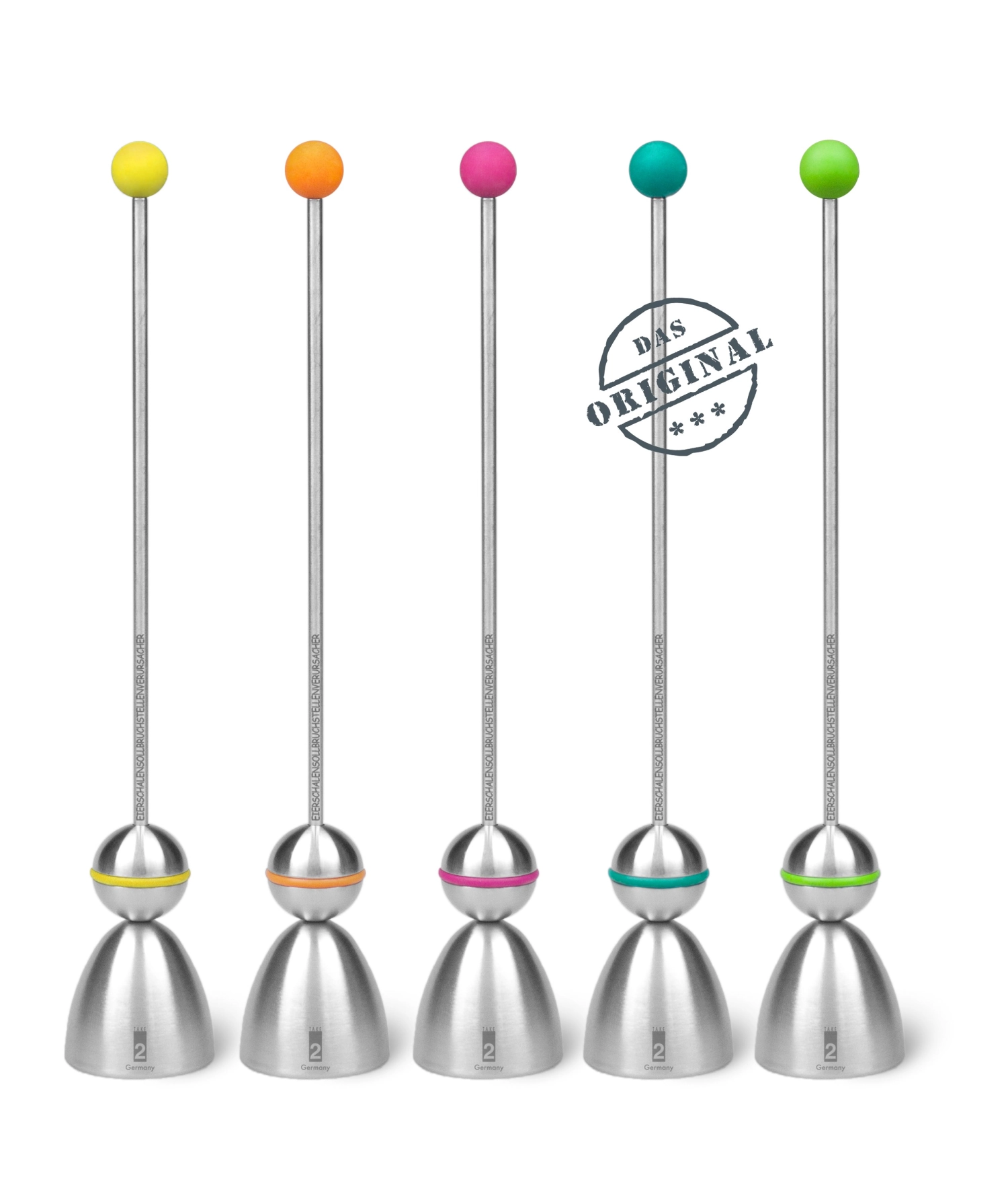 Clack ouvre-œufs Colori-Edition, assort. Dsp. 10 pcs.