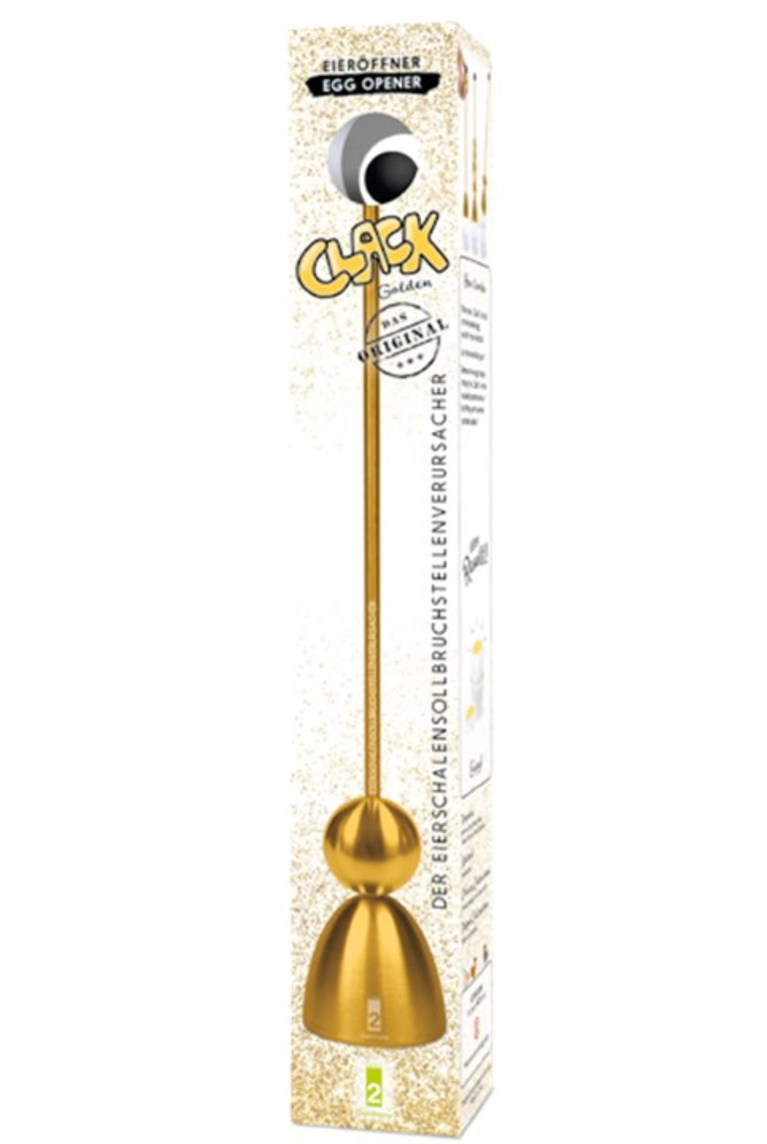 Clack Eieröffner Precious-Edition, gold