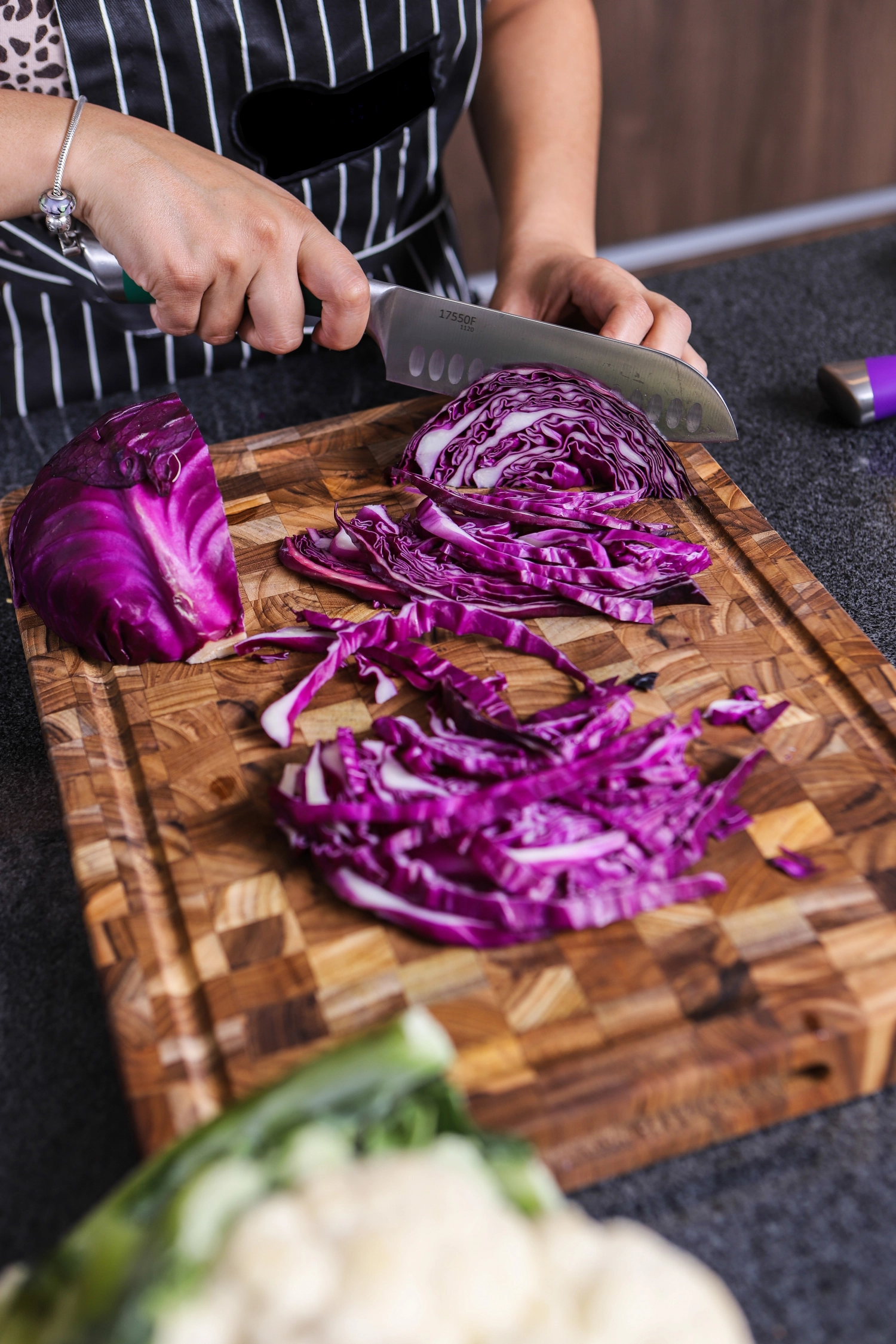 Butcher Block Schneidbrett mit Saftrille