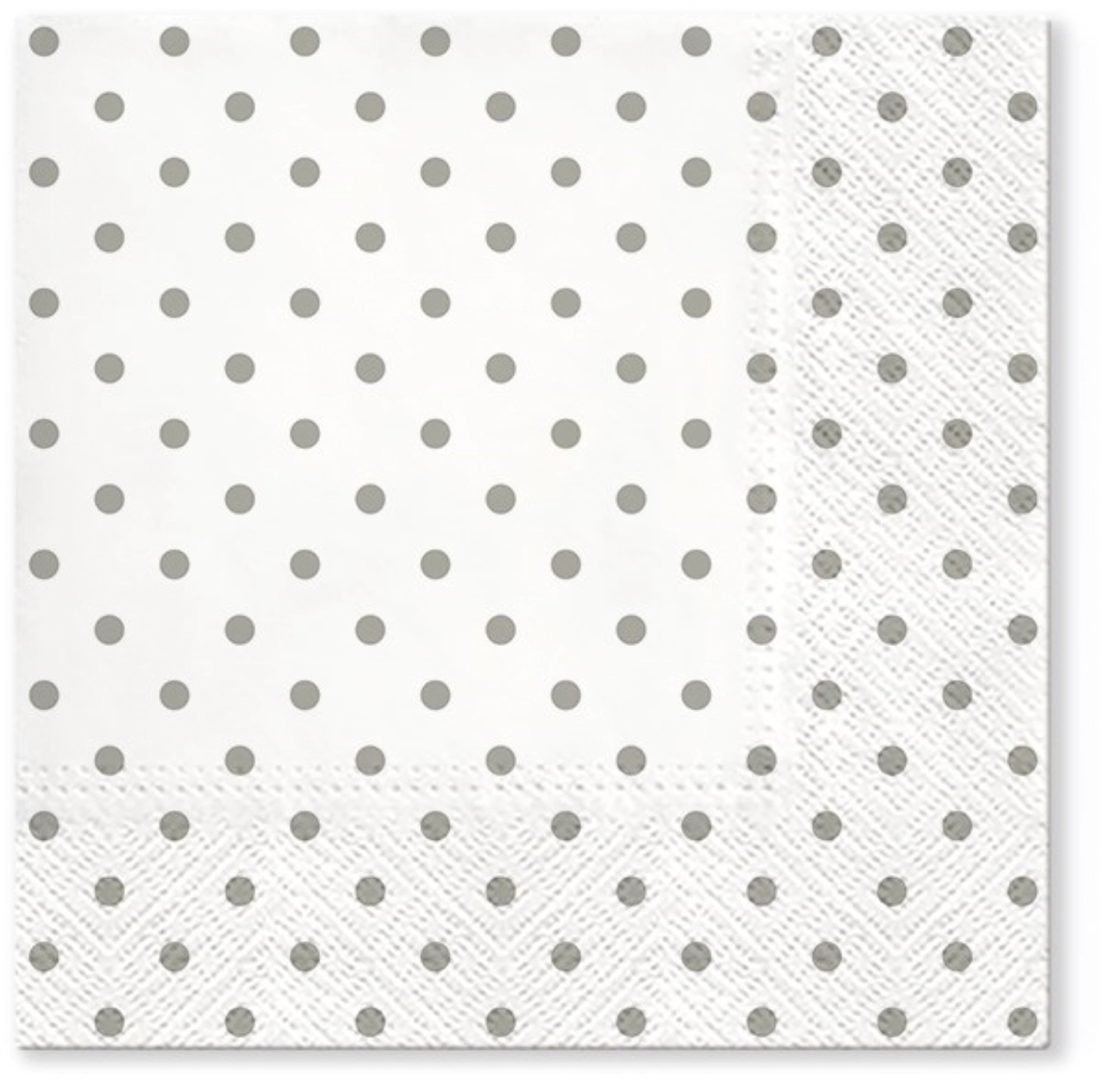 Serviettes de table lunch 20x basic points 33x33cm