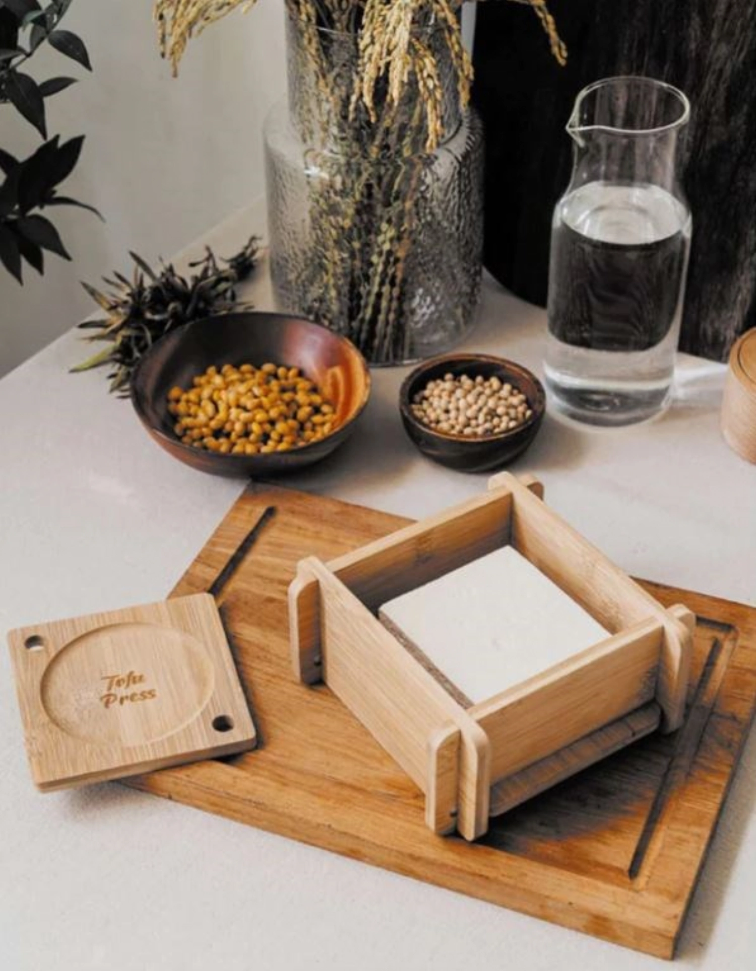 Tofu Maker aus Bambus
