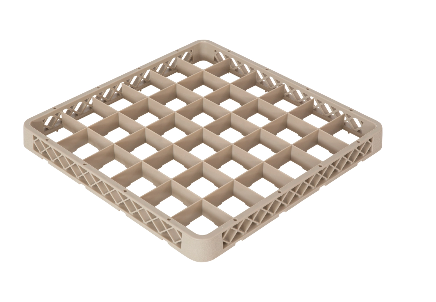 Rehausse p. panier à verres 36 compartiments H4cm beige