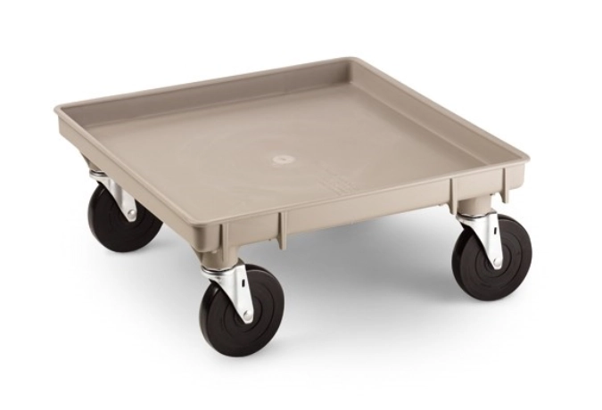 Transportwagen für Spülkorb ohne Griff 54x54cm H22.6cm beige