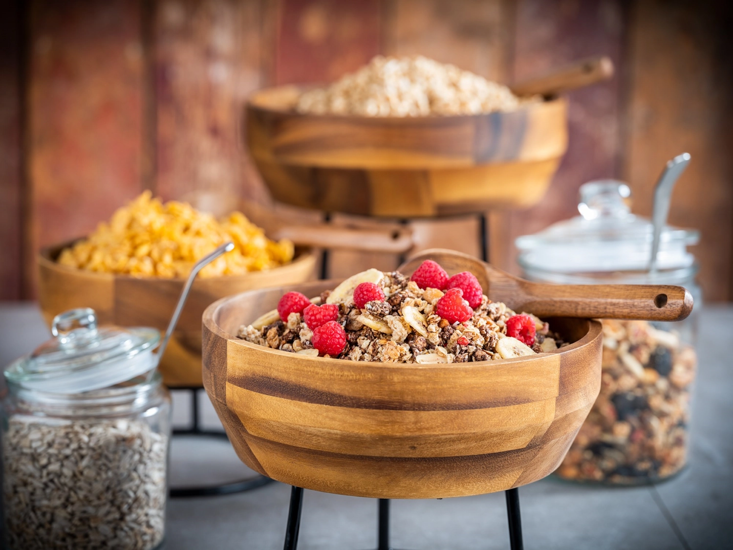 Schale Acacia D25cm H8.5cm, 2.5L