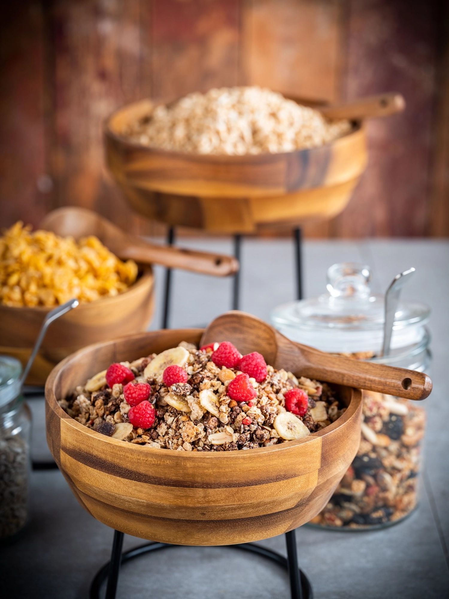 Schale Acacia D25cm H8.5cm, 2.5L