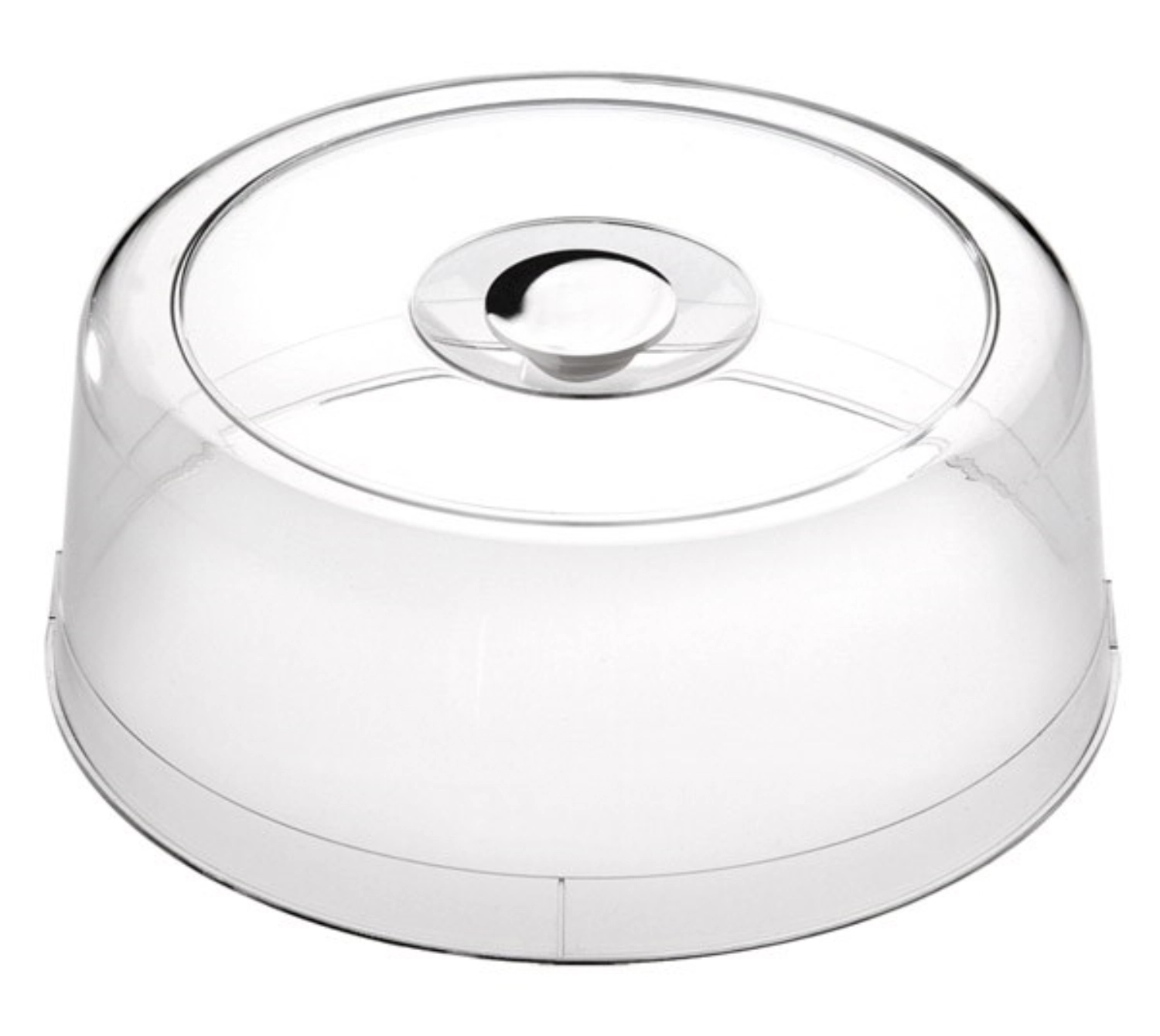 Frischhaltehaube mit verchromtem Griff D30cm H11.5cm