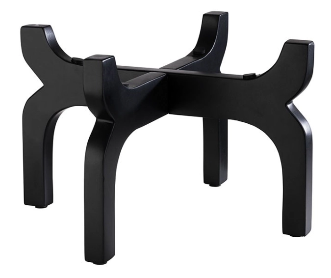 Socle p. distributeur de boissons Asia, bois, D24.5cm, H15cm
