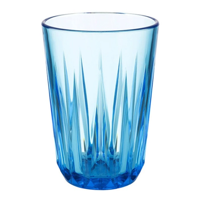 Gobelet crystal bleu d7cm h9.5cm, 150ml