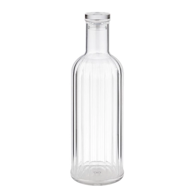 Flasche STRIPES D9cm H28,5cm 1lt transparent