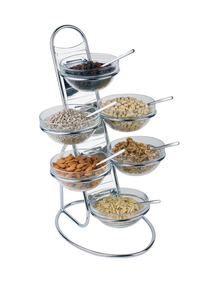 Présentoir buffet en escalier