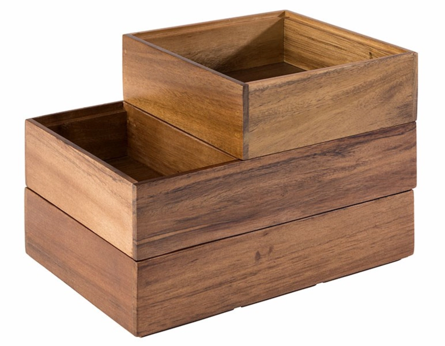 Holzbox Woody 15x15cm H5.5cm, Akazienholz