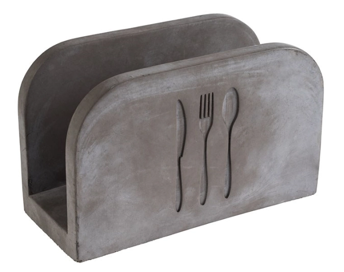 Serviettenhalter ELEMENT 16x7,5cm H10cm Beton