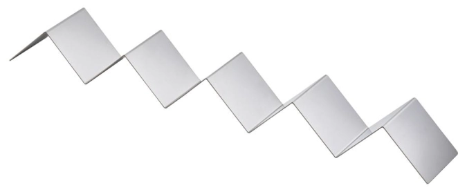 Snackpresenter mit 4 Fächer 56x8cm H5.5cm