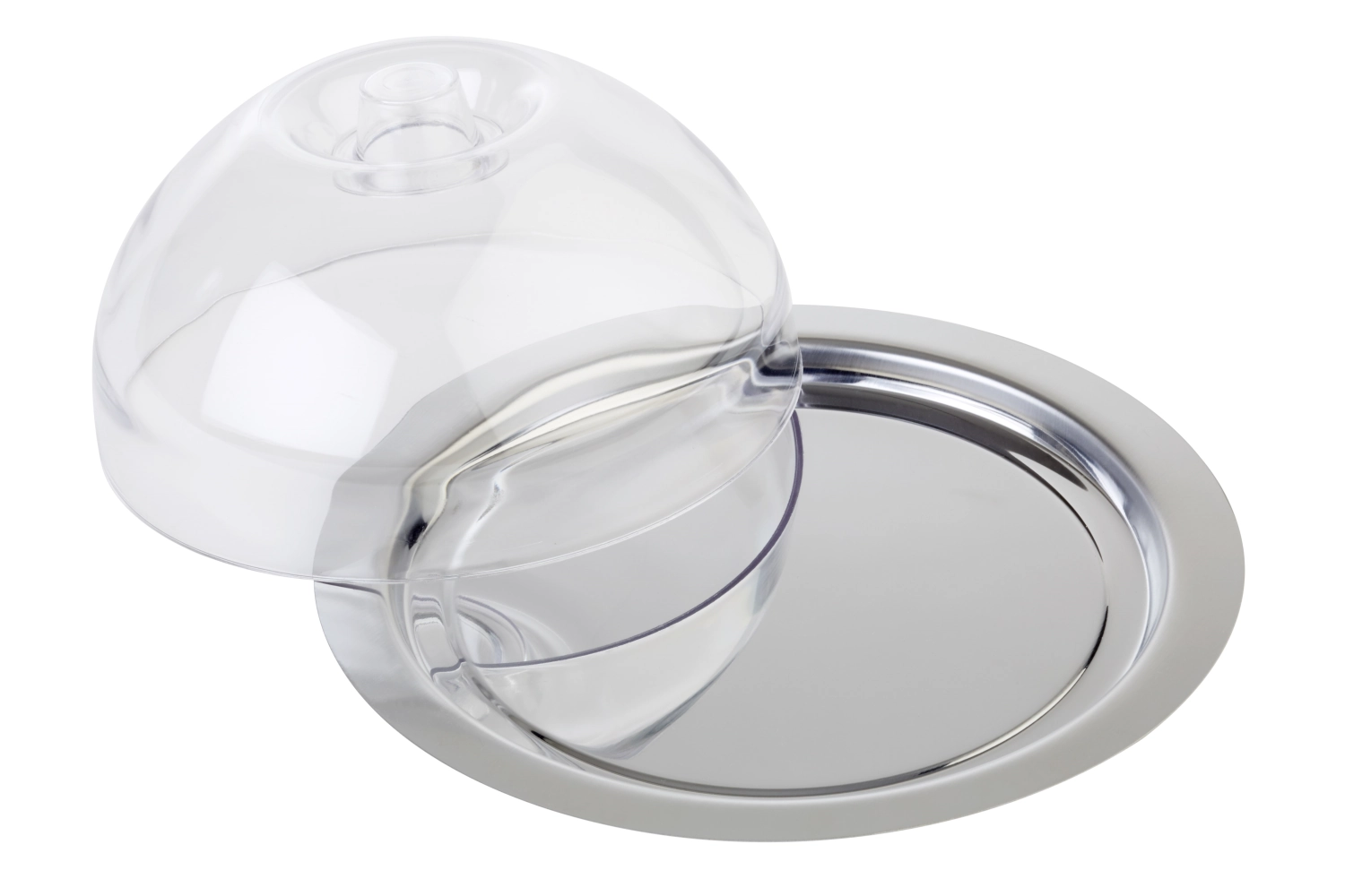 Plateau avec cloche finesse