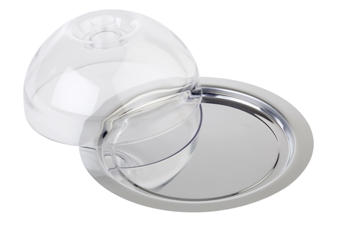 Plateau avec cloche finesse