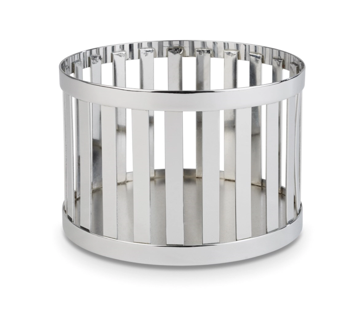 Korb/Ständer D15cm H10.5cm Chrom