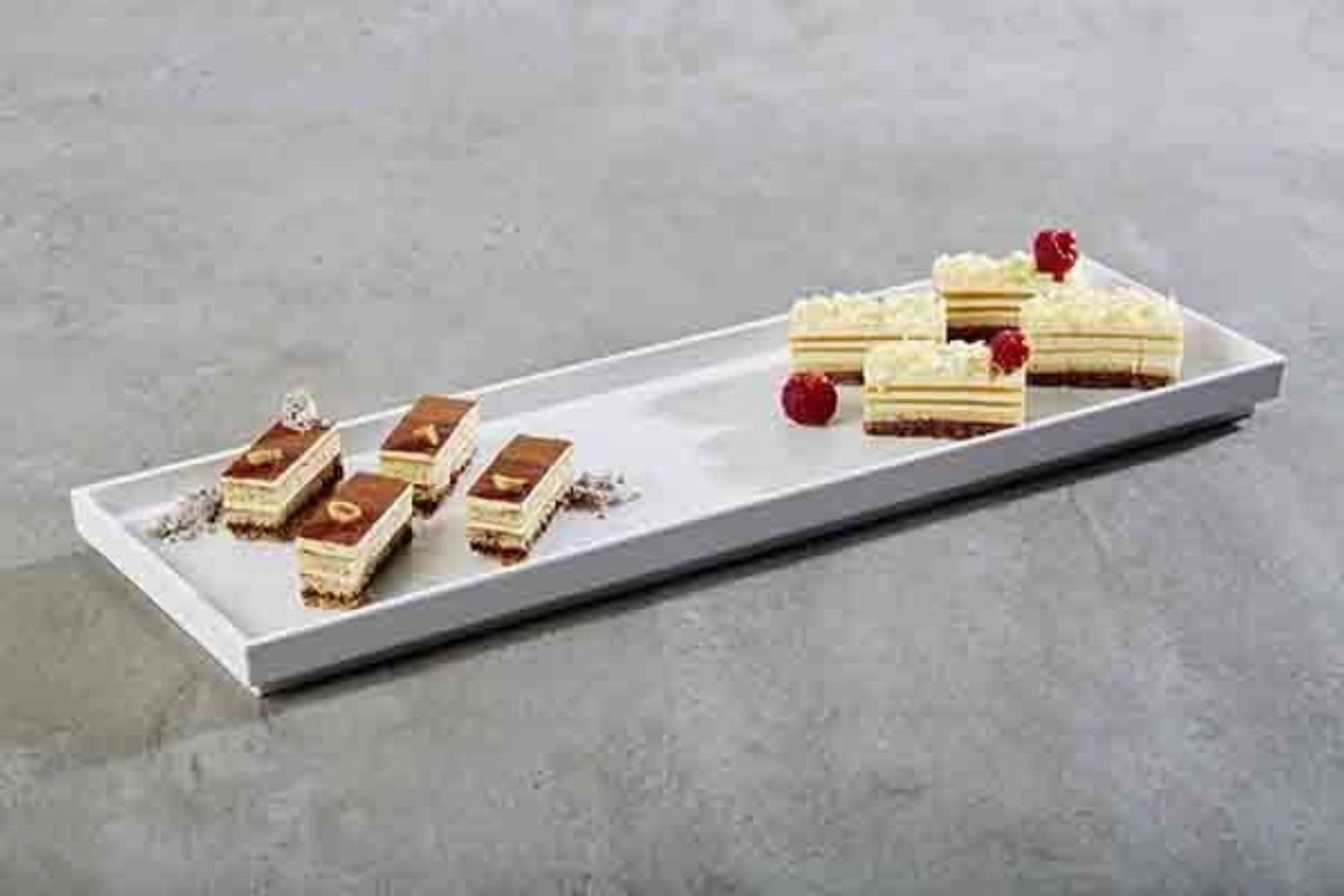 Asia Plus GN Tablett 2/4 53x16.2cm weiss