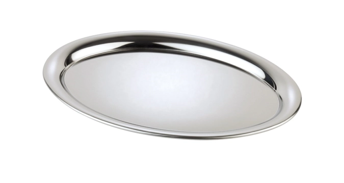 Serviertablett Kaffeehaus, ca. 19x15cm, oval