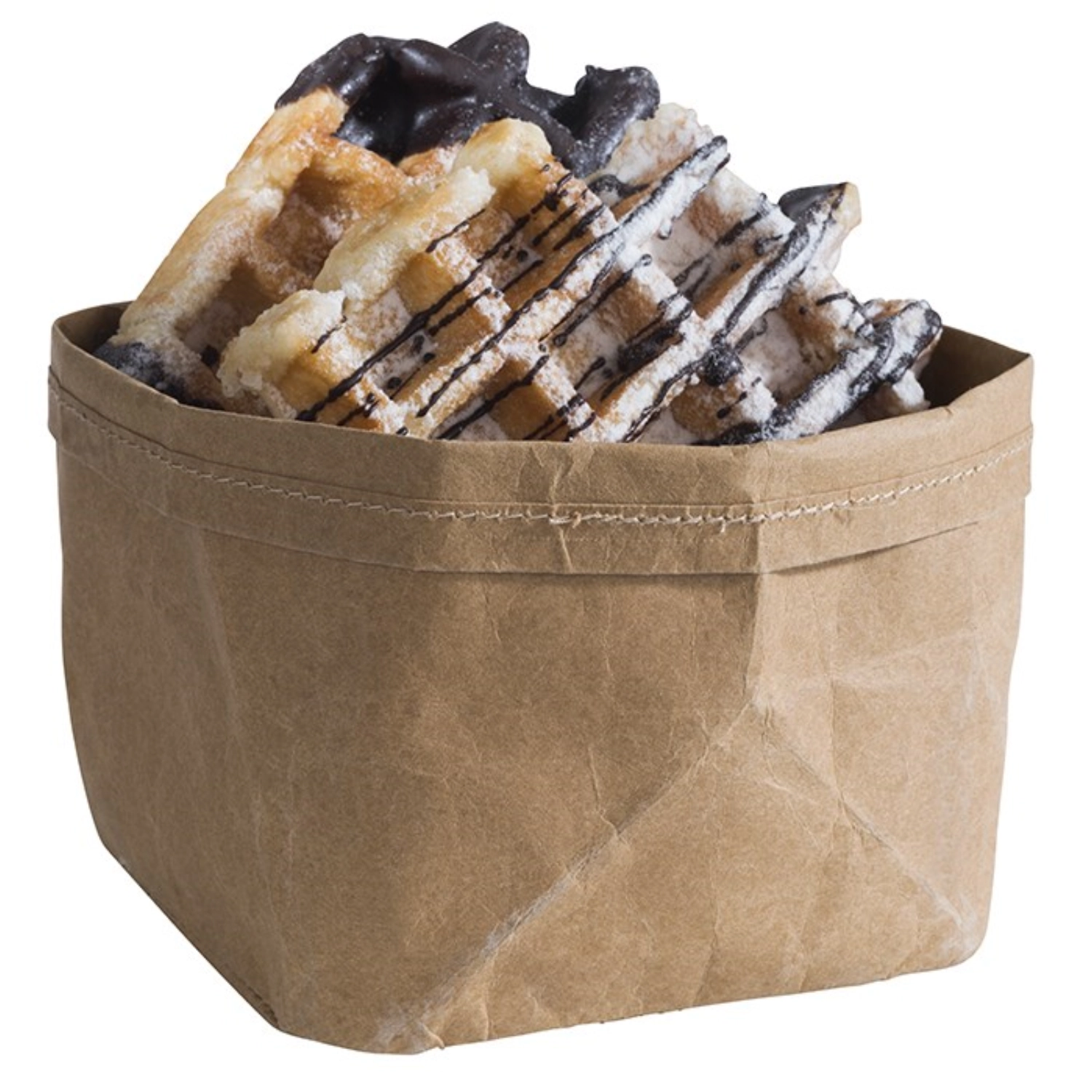 Brottasche beige 12x11.5cm, H11.5cm