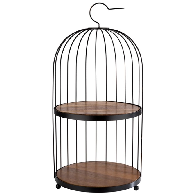 Buffetgestell Birdcage D26cm, H54cm, schwarz