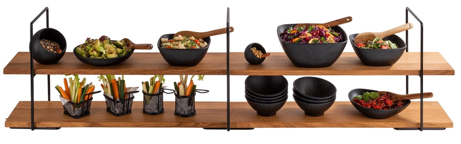 2-stufige Etagère Perfecto Large 80x23x40.5cm