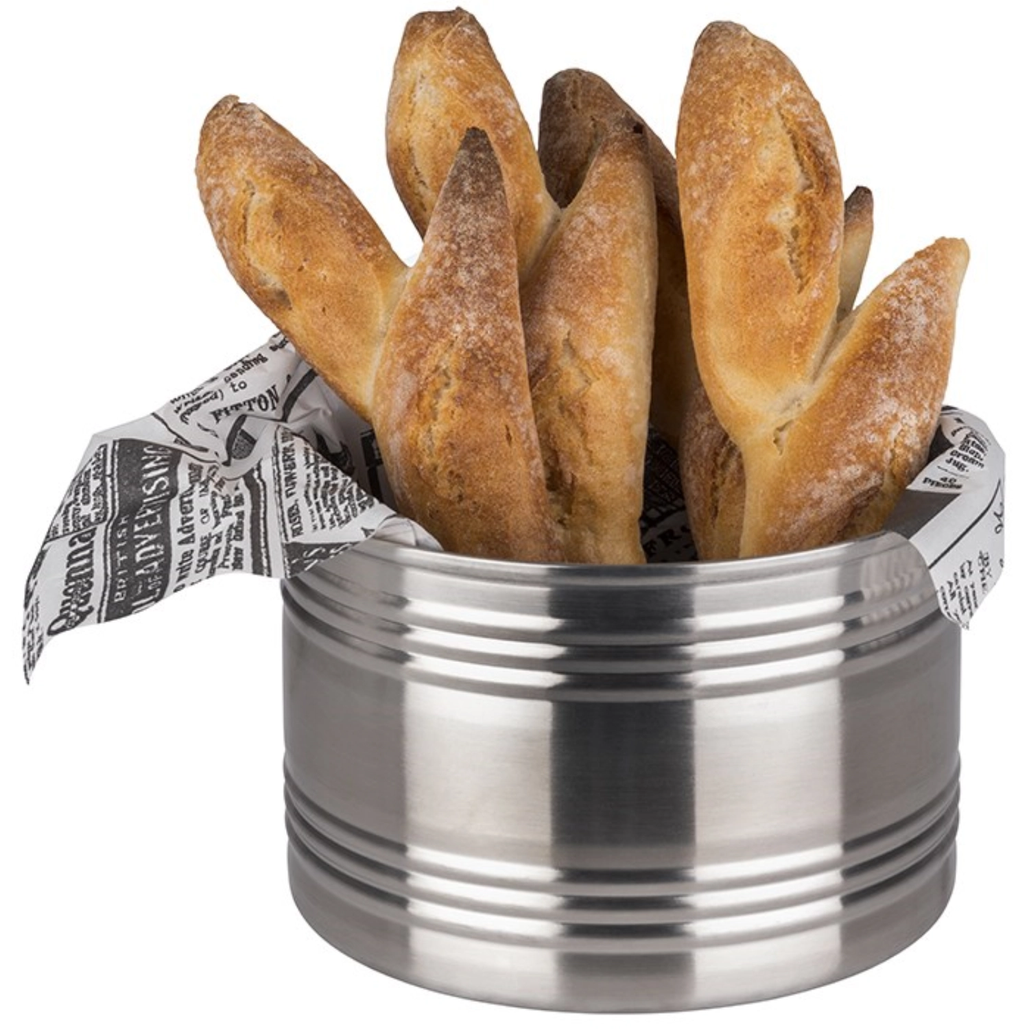 Snackcan D12cm H8cm Edelstahl mattiert