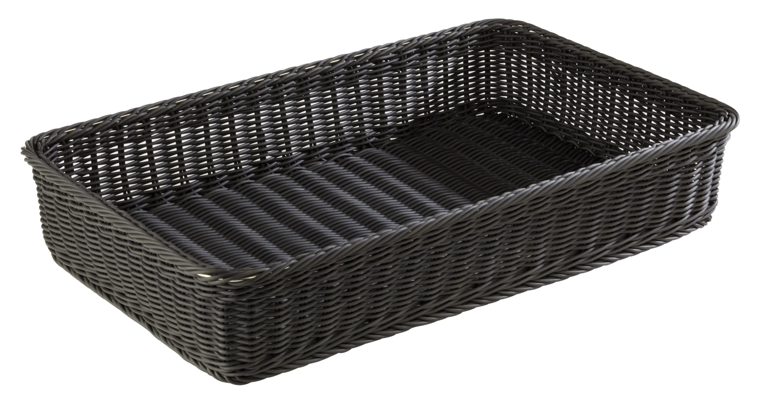 GN 1/1 Korb Profi Line schwarz 32.5x53cm Polypropylen