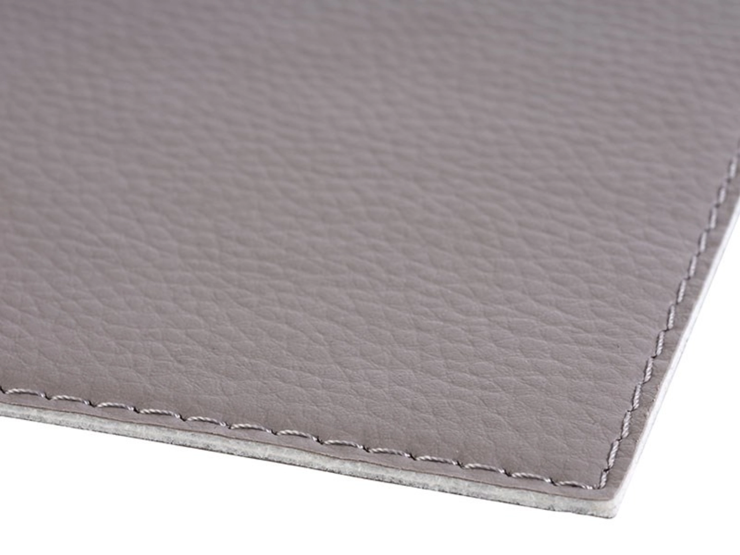 Tischset KUNSTLEDER 45x32,5cm grau
