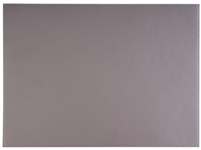 Tischset KUNSTLEDER 45x32,5cm grau