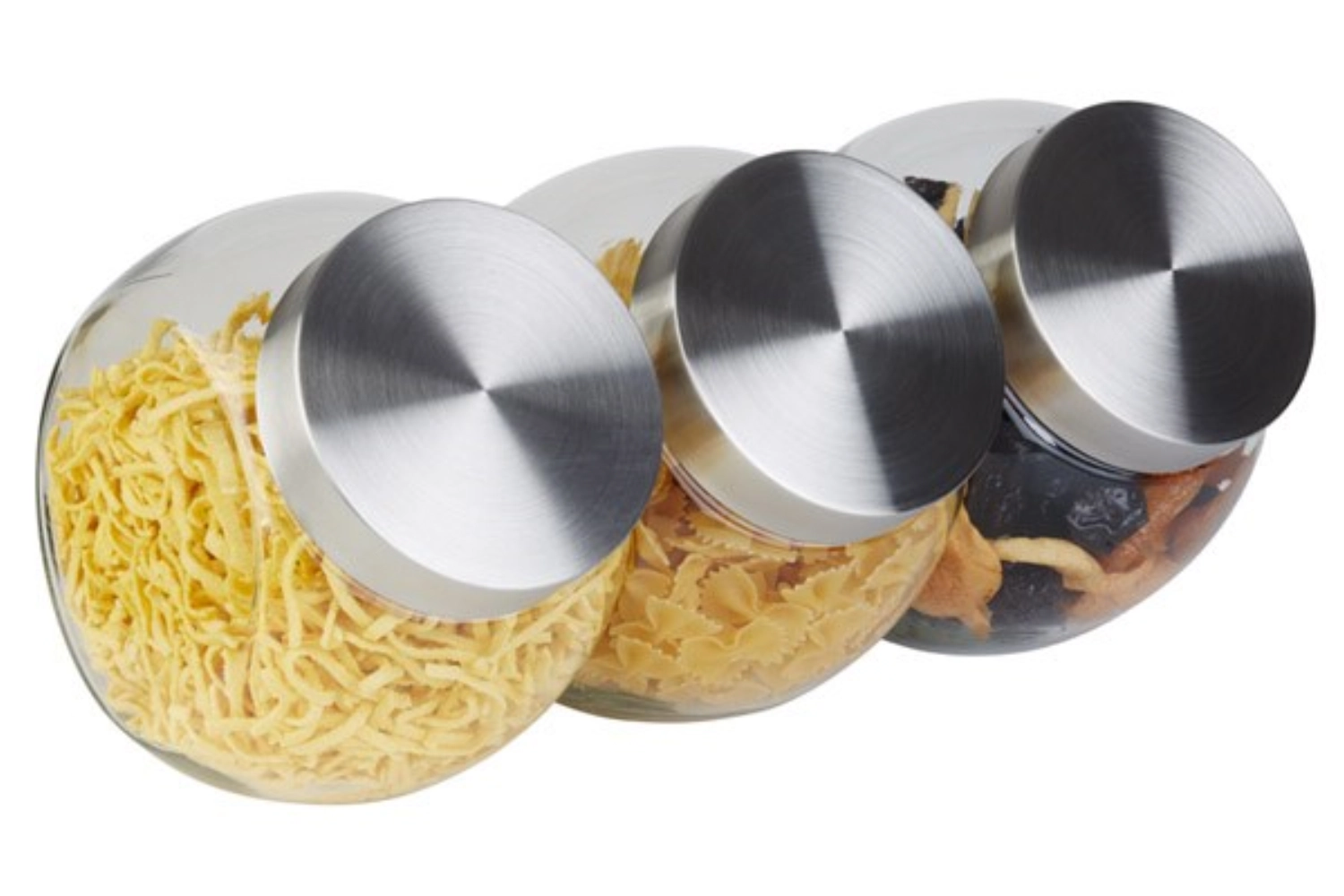 Pot en verre avec couvercle