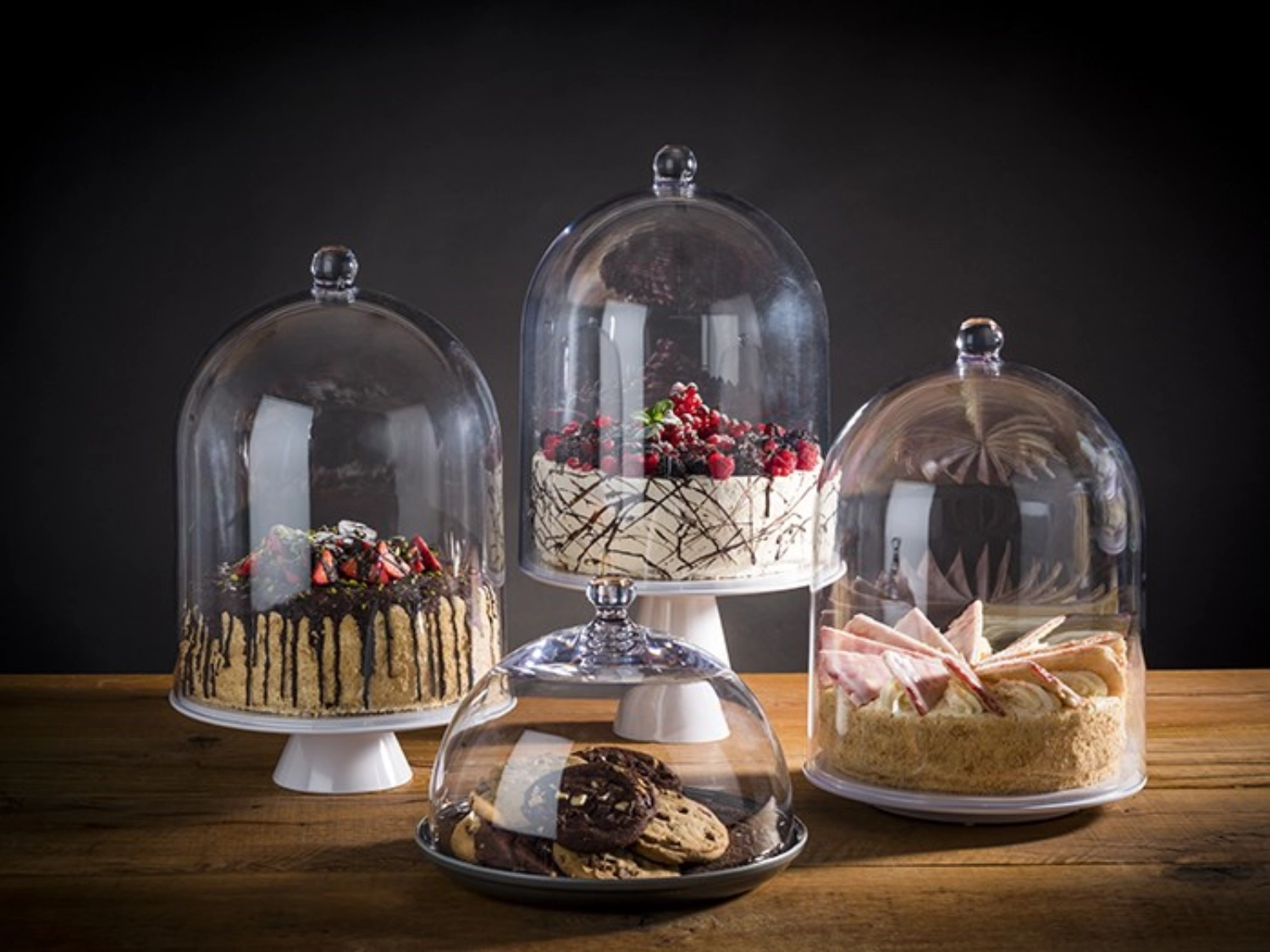 Frischhaltehaube -SUPER DOME- D30cm H40cm Polycarbonat