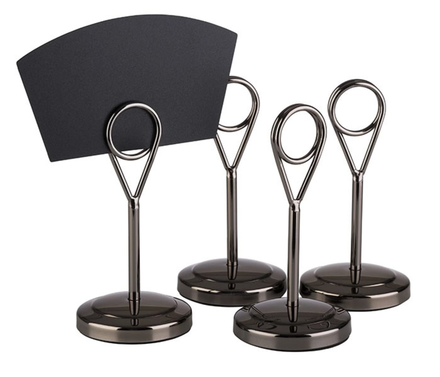 4er Set Tischsteller, D5cm H10,5cm Gunmetal