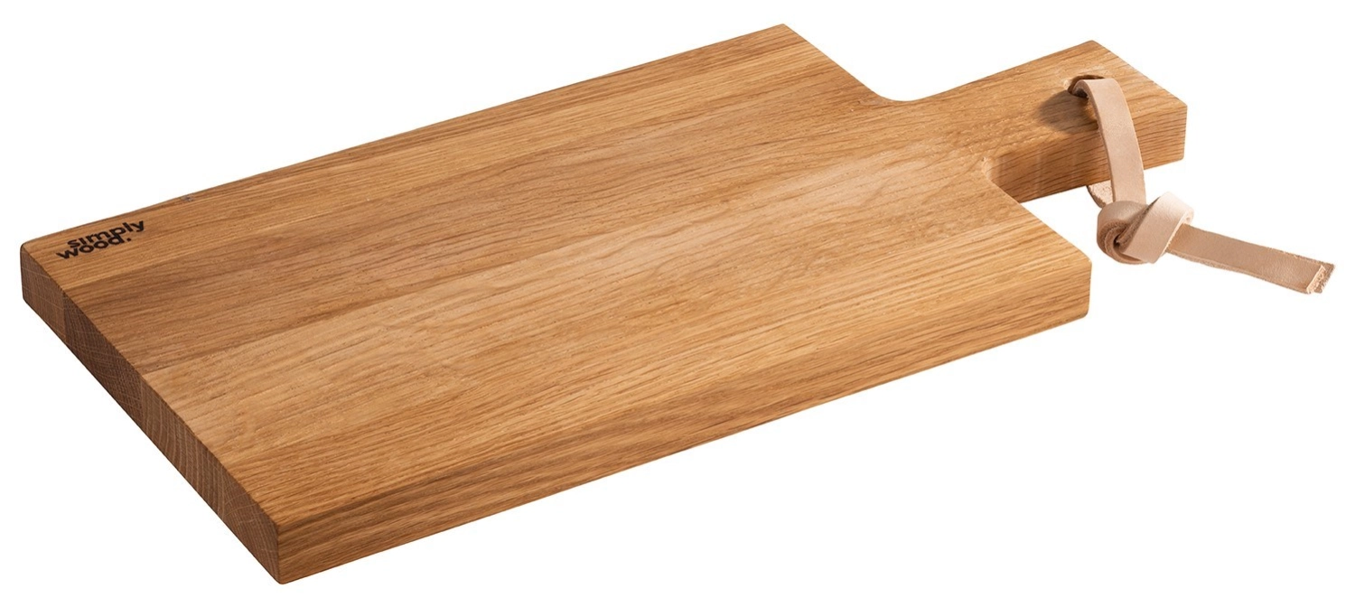 Servierbrett Simply Wood 27x17cm, H2cm