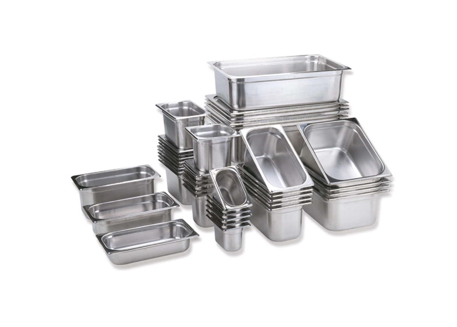 GN Behälter 2/4, 100mm tief.5.6ltr. 530x162mm